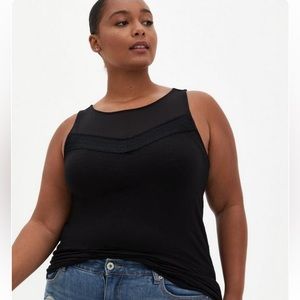 Torrid Super Soft Knits Black Tank Size 2X